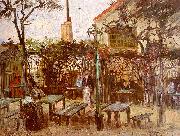 Vincent Van Gogh Terrace of the Cafe on Montmartre France oil painting reproduction
